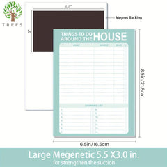 Magnetic Family To Do Planner For Fridge 52 Tear Off Sheets