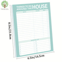 Magnetic Family To Do Planner For Fridge 52 Tear Off Sheets