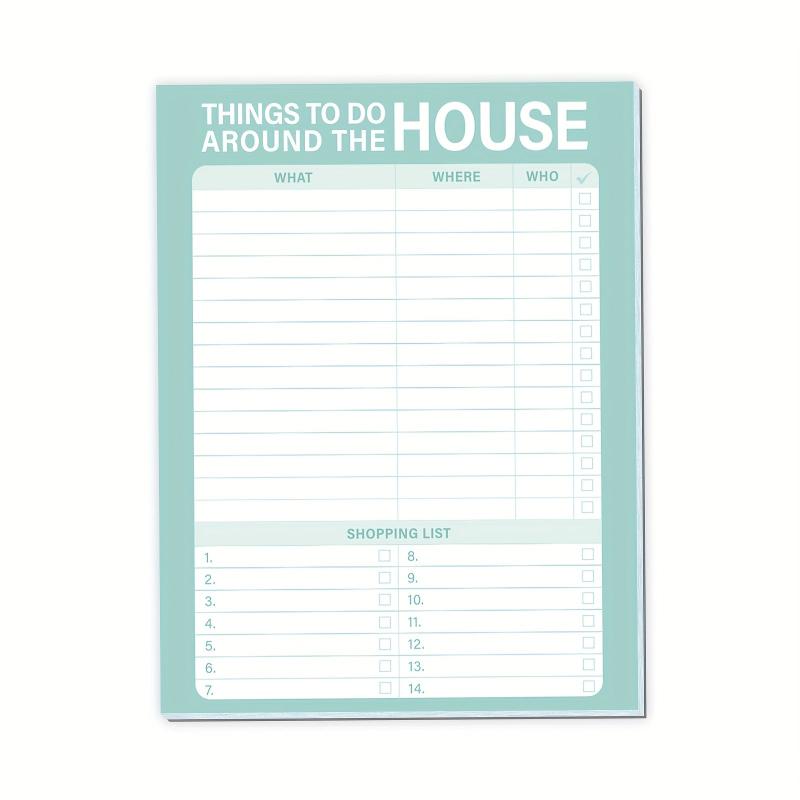Magnetic Family To Do Planner For Fridge 52 Tear Off Sheets