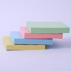 400 Colored Sticky Notes, 4 Colors, Tearable & Reusable
