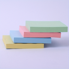 400 Colored Sticky Notes, 4 Colors, Tearable & Reusable