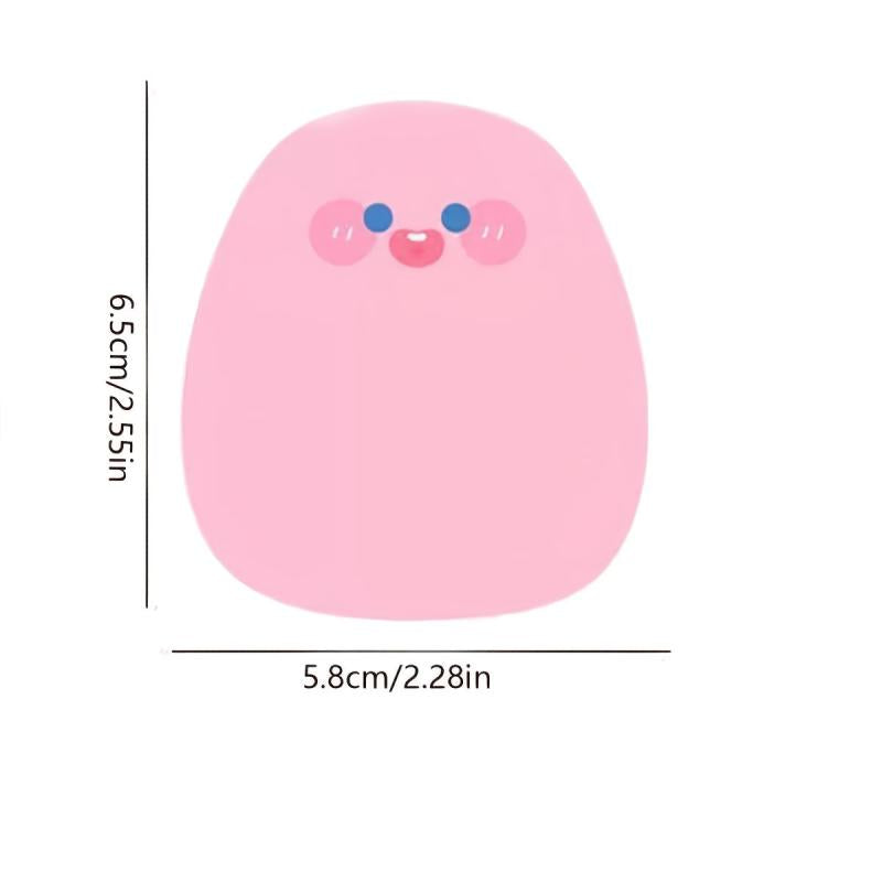 4pcs 240 Sheets Cartoon Expression Sticky Notes Colorful Stickers