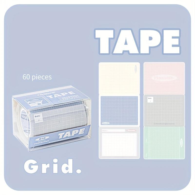 60 Sheets Sticky Notes Roll Labels Stickers Adhesive Name Tags 4 T