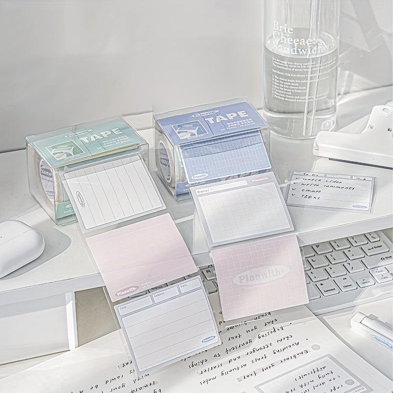 60 Sheets Sticky Notes Roll Labels Stickers Adhesive Name Tags 4 T