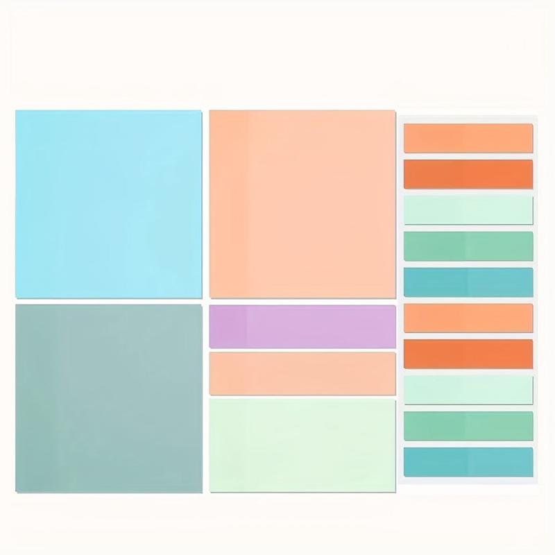 Pet Note Paper for Students, Waterproof, Transparent, 500 Sheets
