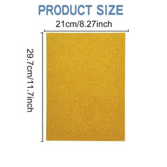 10 Sheets A4 Soft Touch Glitter Card 250gms Assorted Mixed Colors Craft DIY