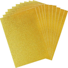 10 Sheets A4 Soft Touch Glitter Card 250gms Assorted Mixed Colors Craft DIY