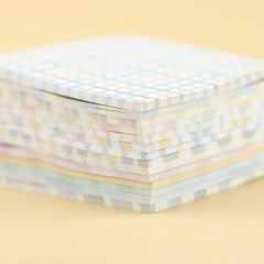 4pcs Colorful Texture Sticky Notes Tearable Memo Paper