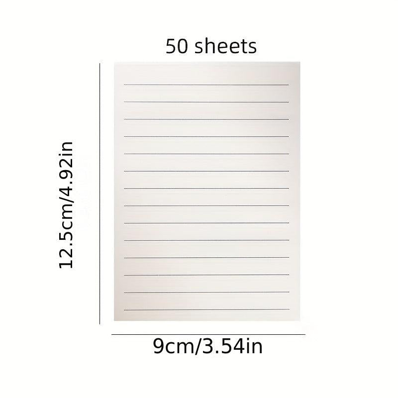 50 Sheets Sticky Notes Student Tearable Note Paper