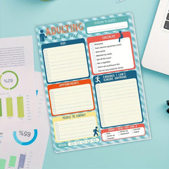 Adulting Note Pad To Do List Planner