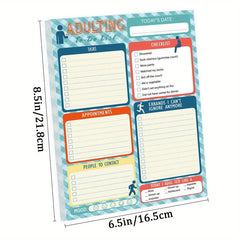 Adulting Note Pad To Do List Planner