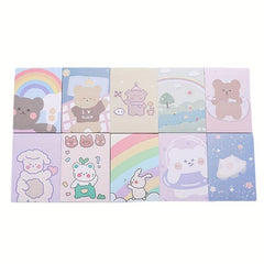 Mini Sticky Note Memo Pad 30 Sheets Student Small Notebook