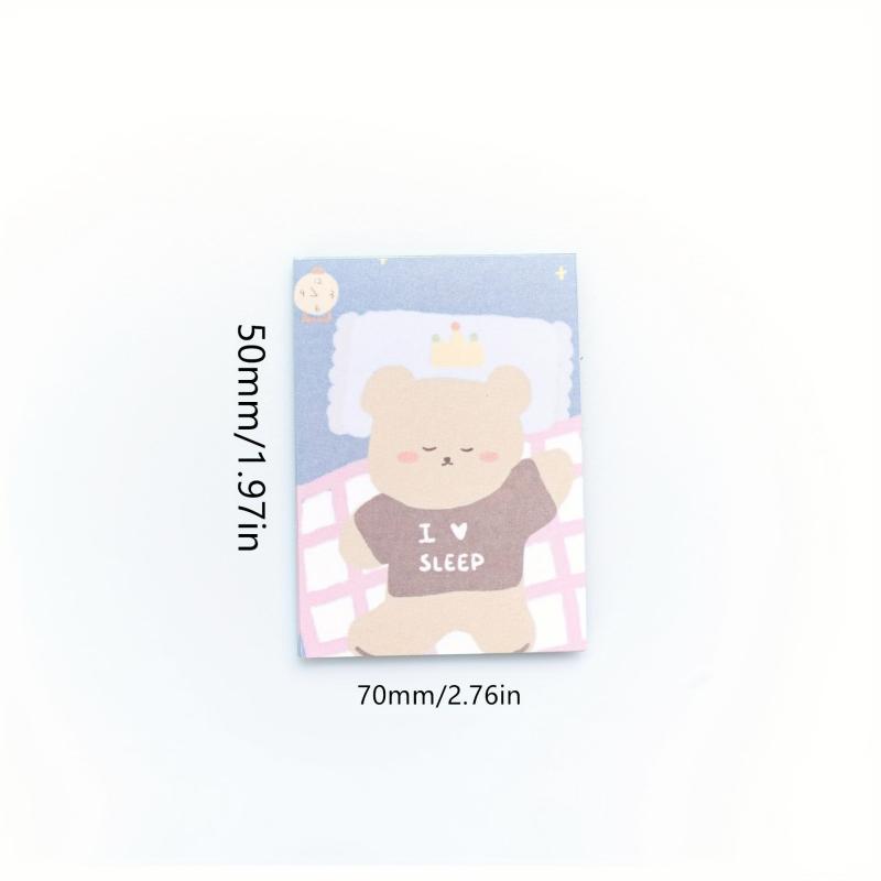 Mini Sticky Note Memo Pad 30 Sheets Student Small Notebook