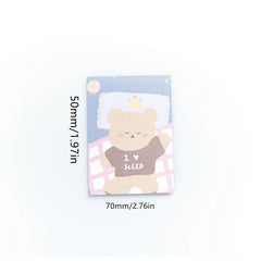 Mini Sticky Note Memo Pad 30 Sheets Student Small Notebook