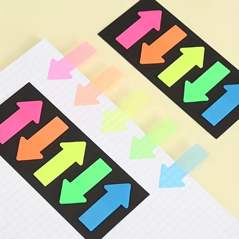 100 Sheets Arrow Index Stickers Fluorescent Sticky Notes