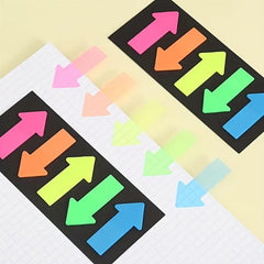 100 Sheets Arrow Index Stickers Fluorescent Sticky Notes