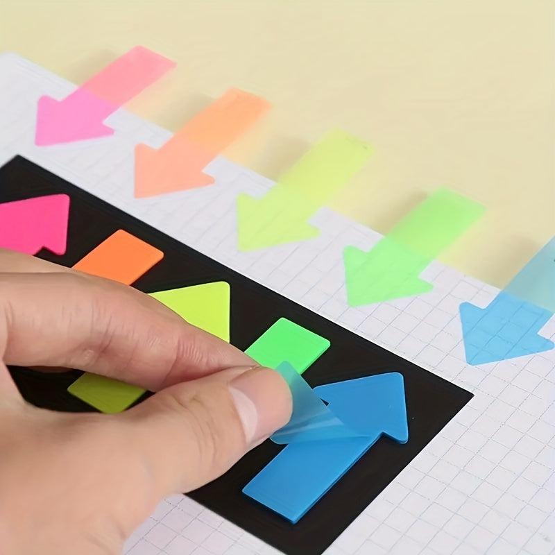100 Sheets Arrow Index Stickers Fluorescent Sticky Notes