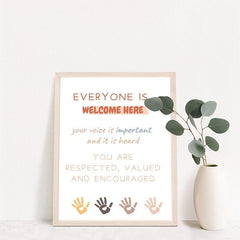 Equality Print Classroom Wall Art Office Decor Digital Download