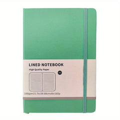 A5 Hardcover Notebook Macaron Color Horizontal Line Inner Page