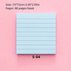 Checkered Sticky Notes Notepad for Students