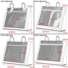 Desktop Acrylic Photo Frame Stand Card Binder Star Postcard Collection Album