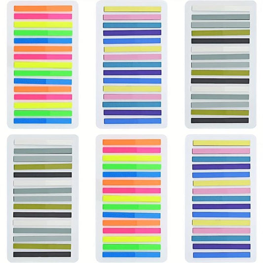 1800 Transparent Sticky Index Labels for Sorting and Organizing
