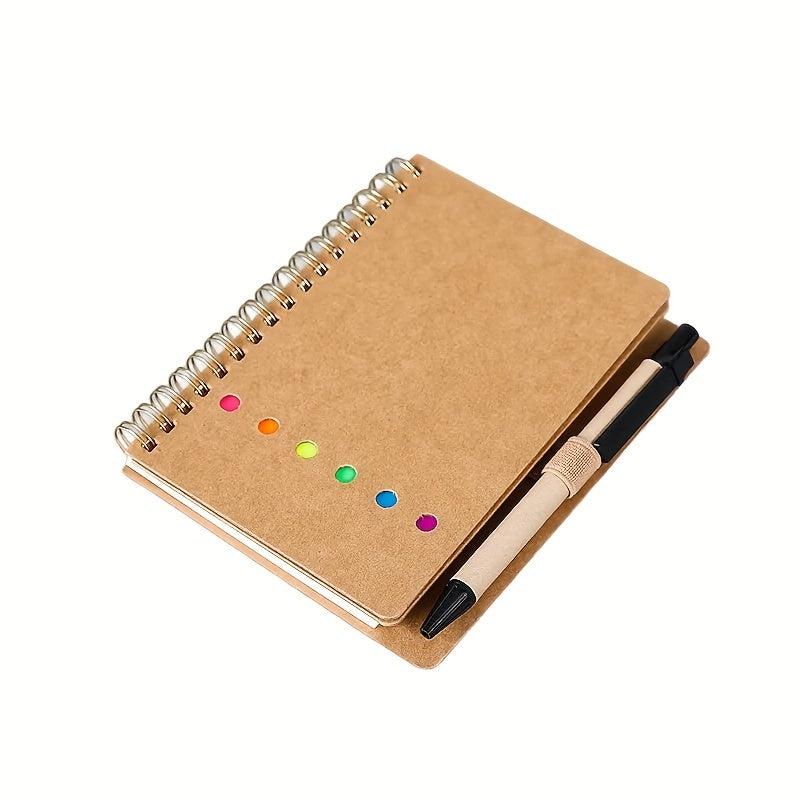 Small Coil Notebook Cowhide Student Office Stationery