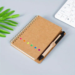 Small Coil Notebook Cowhide Student Office Stationery