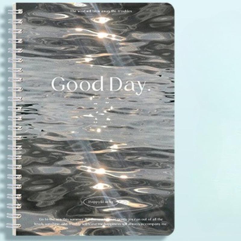 Ocean Wave Notebook 4pcs Thickened Student Prize 120 Pages 13 97 Cm