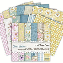 12 Sheets DIY Album Stickers Patterned Paper Series