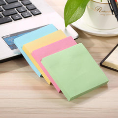 4pcs Sticky Notes Bright Colors Self Stick Pads 7.62x7.62cm