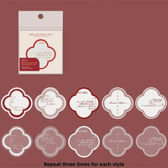 30pcs Memo Pad Mountain And Sea Wind Series Retro Shaped Journal DIY