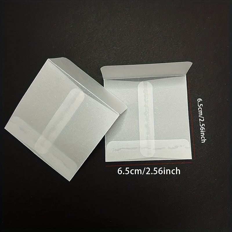10pcs Mini Glassine Translucent Ornament Accessory Sticker Envelope