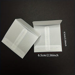 10pcs Mini Glassine Translucent Ornament Accessory Sticker Envelope