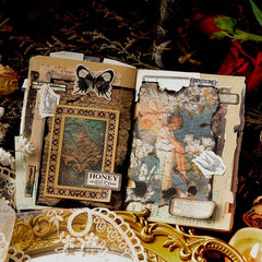 50pcs Vintage Art Background Paper DIY Scrapbooking Material