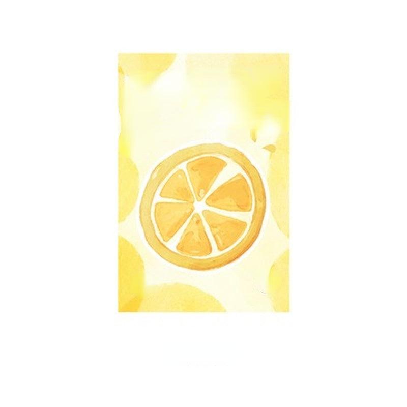 2pcs Fruits Sticker Bookmark Memo Pad Sticky Note Bookmark