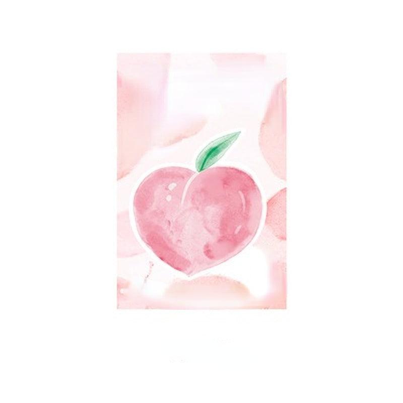 2pcs Fruits Sticker Bookmark Memo Pad Sticky Note Bookmark
