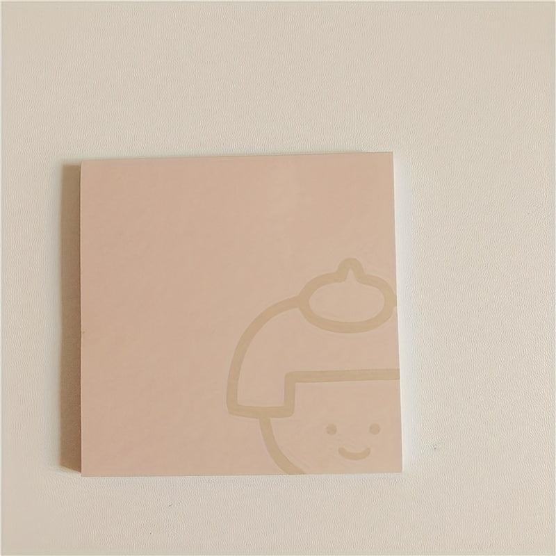 Book Cartoon Bread Memo Memo Notebook Sticky Notes 50 Sheets