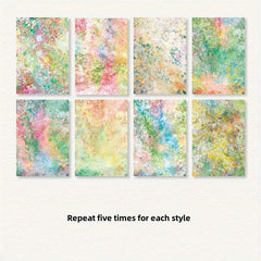 Vintage Dream Series Paper Collage Sticker Pack - 40pcs
