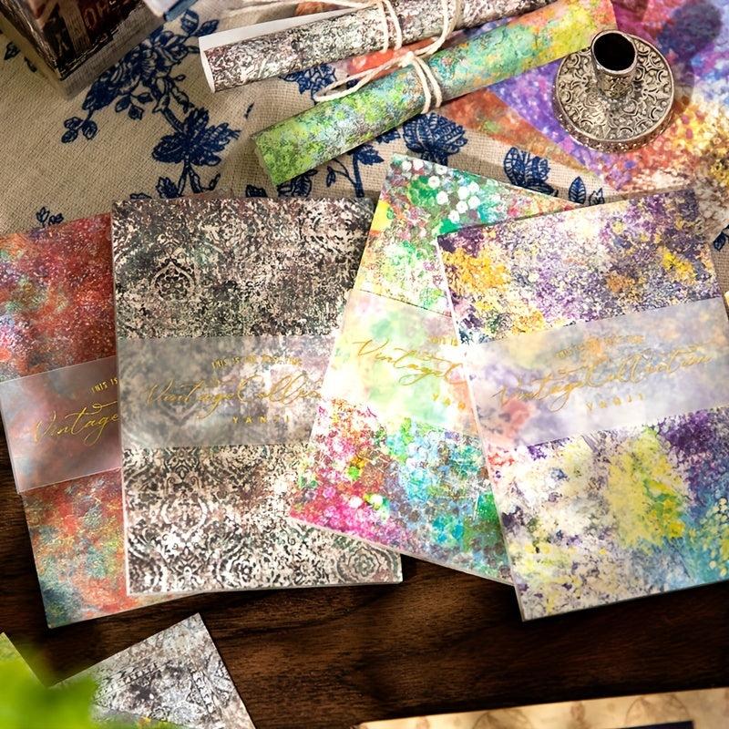 Vintage Dream Series Paper Collage Sticker Pack - 40pcs