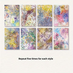 Vintage Dream Series Paper Collage Sticker Pack - 40pcs