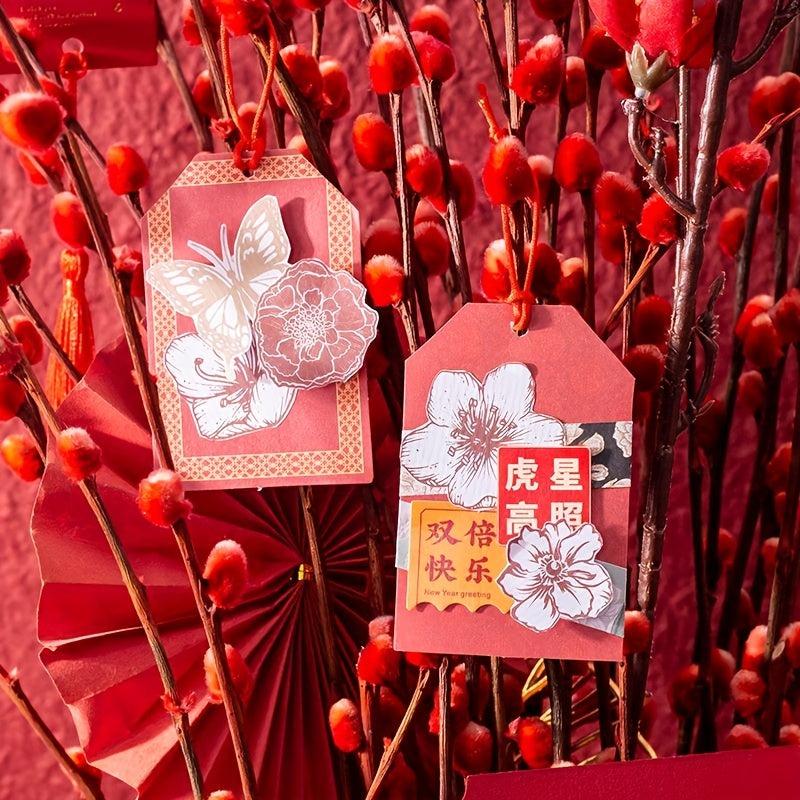 Spring Cerebellum Ax Diary Decorative Stickers 40 Pieces