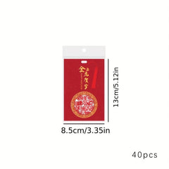 Spring Cerebellum Ax Diary Decorative Stickers 40 Pieces