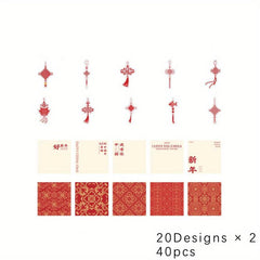 Spring Cerebellum Ax Diary Decorative Stickers 40 Pieces