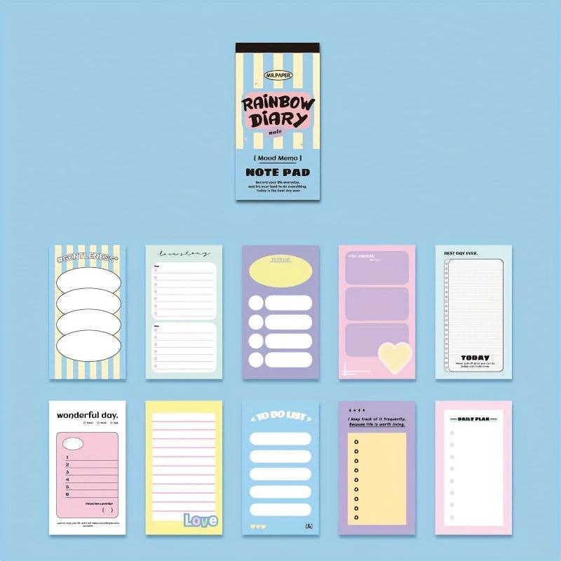 Colorful Plan Series Memo Single - 100 Sheets