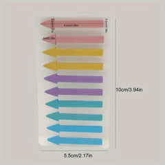 Colorful Arrow Index Stickers Transparent Sticky Notes