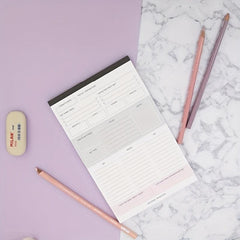 Tearable Weekly Schedule Notebook 60 Sheets