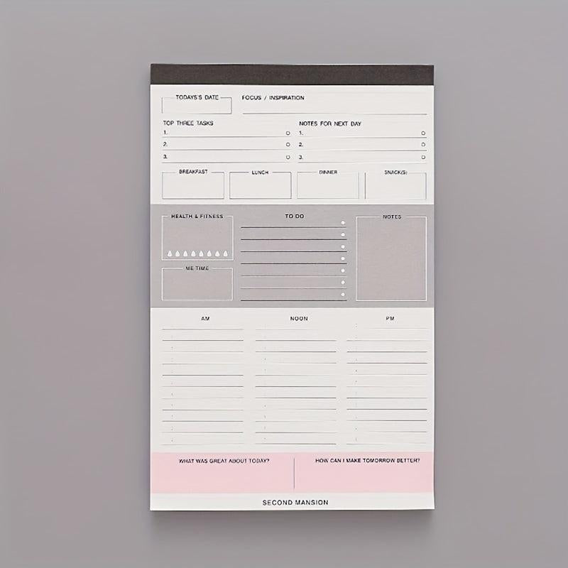 Tearable Weekly Schedule Notebook 60 Sheets