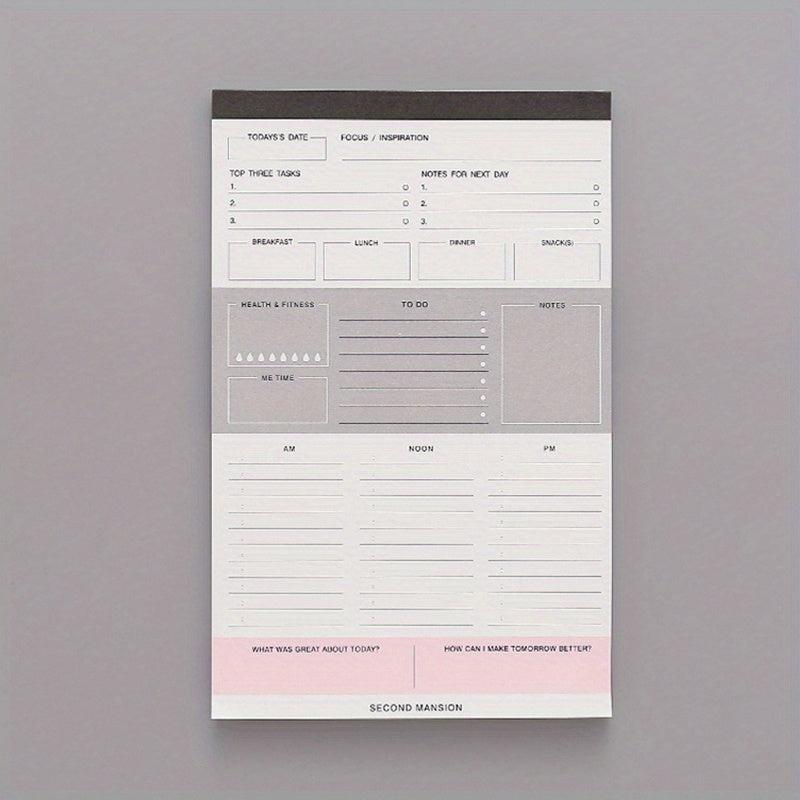 Tearable Weekly Schedule Notebook 60 Sheets