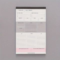 Tearable Weekly Schedule Notebook 60 Sheets